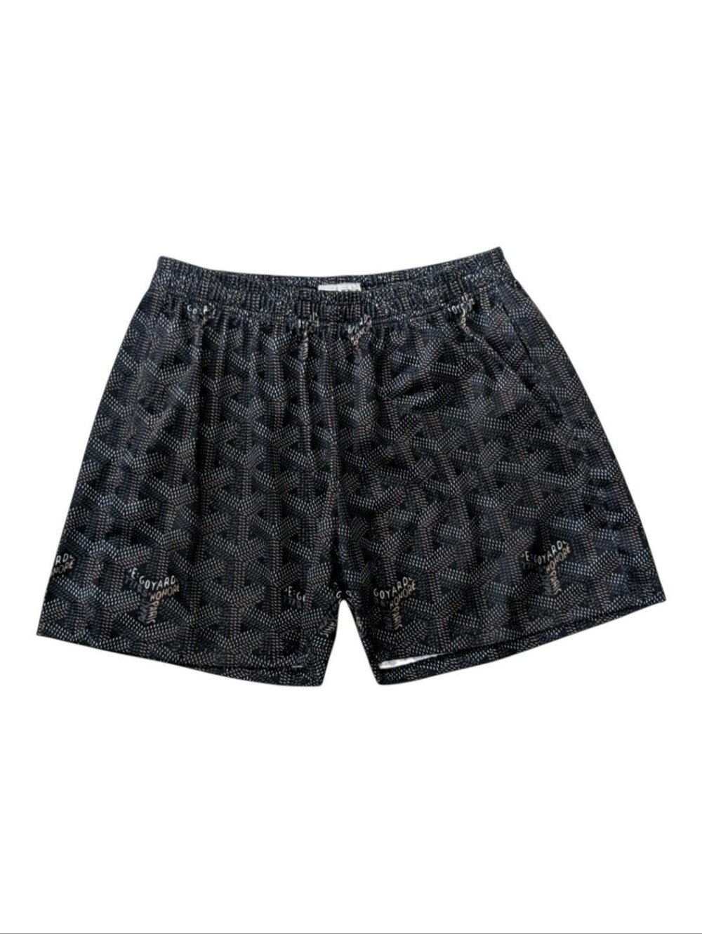 ONY Goyard Shorts Black And White 5” Sz L Men’s